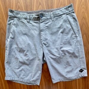 RIP CURL Mirage Boardwalk Hybrid Shorts- Mens 34 Gray